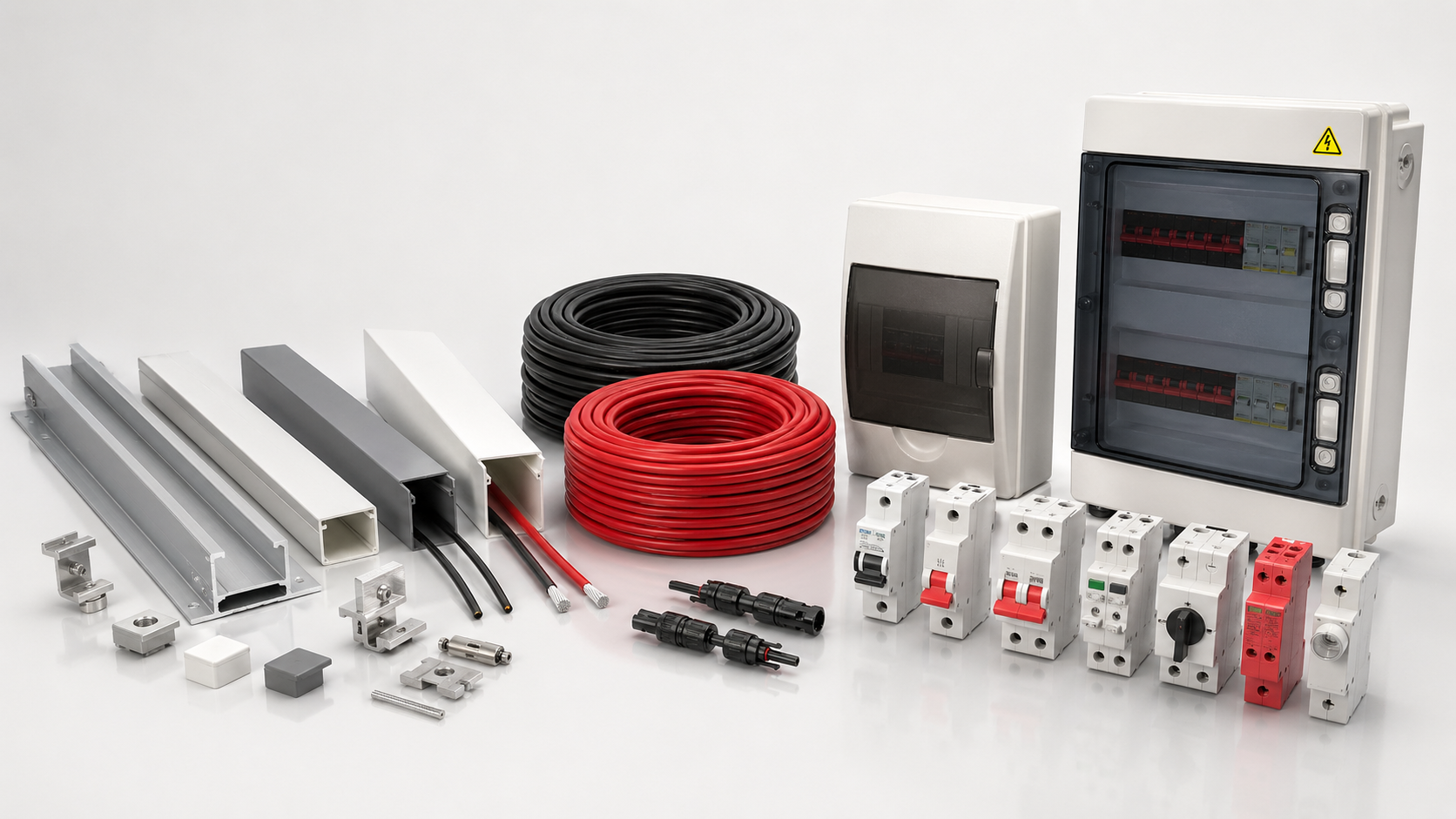 Câblage solaire, protections et accessoires Touma Komor Energy