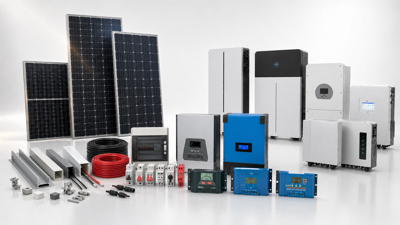 Tous les équipements solaires Touma Komor Energy